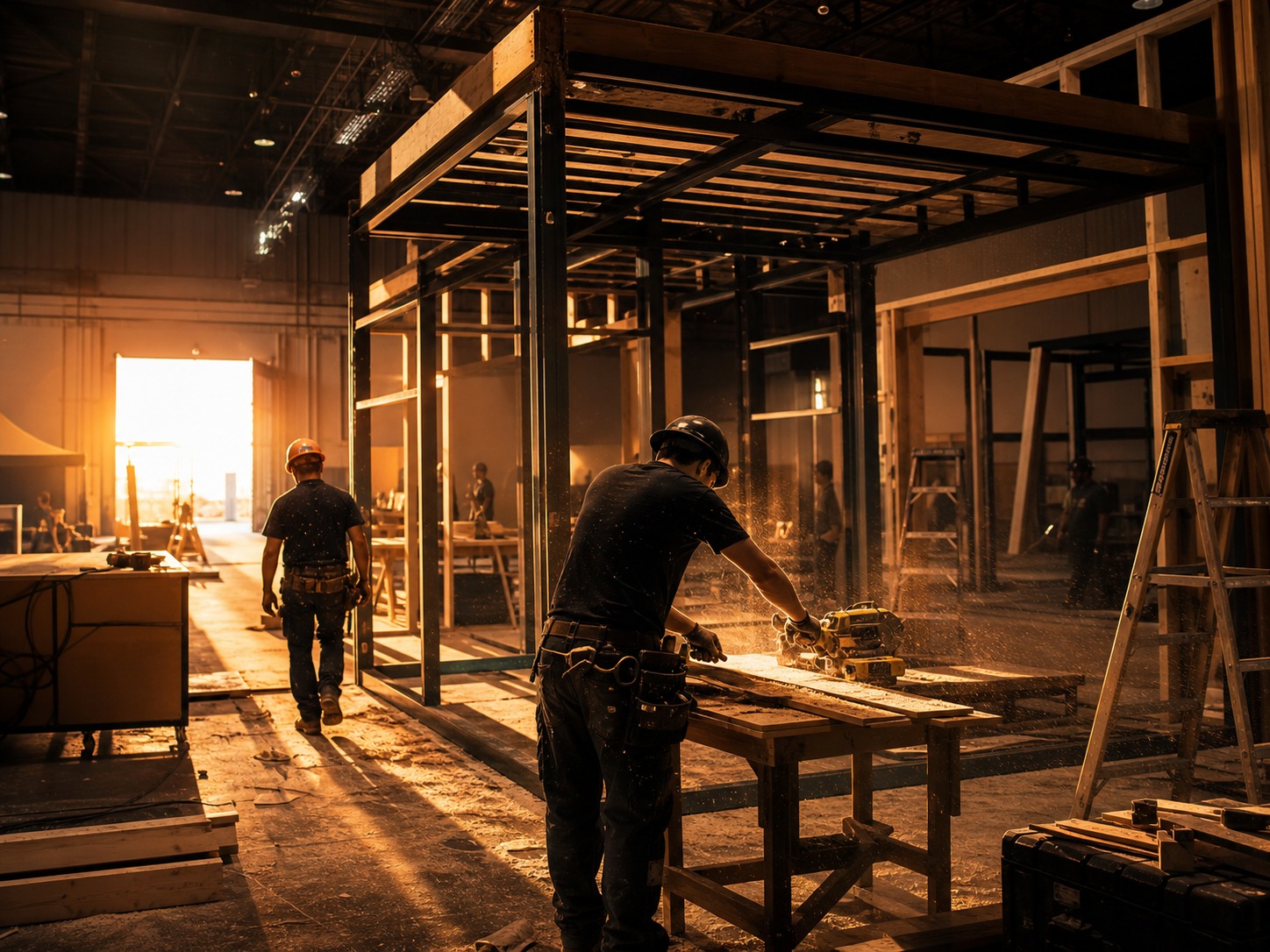 Fabrication in progress